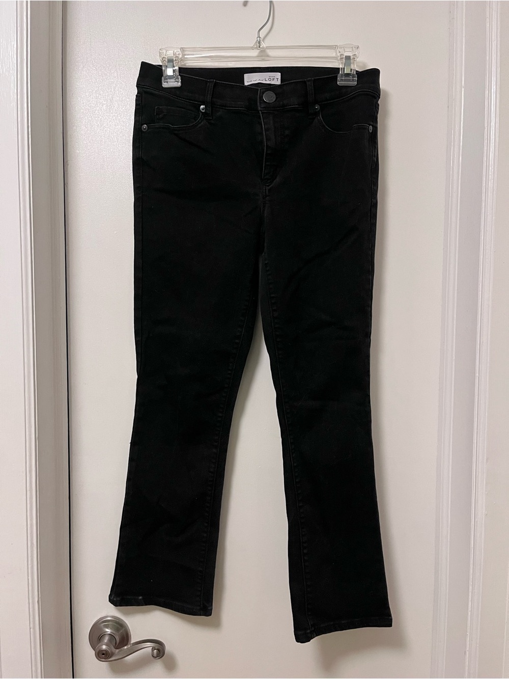 Ann Taylor Black Boot-Cut Jeans - Classic Everyday Style
